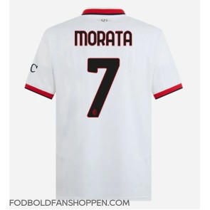 AC Milan Alvaro Morata #7 Udebanetrøje 2024-25 Kortærmet